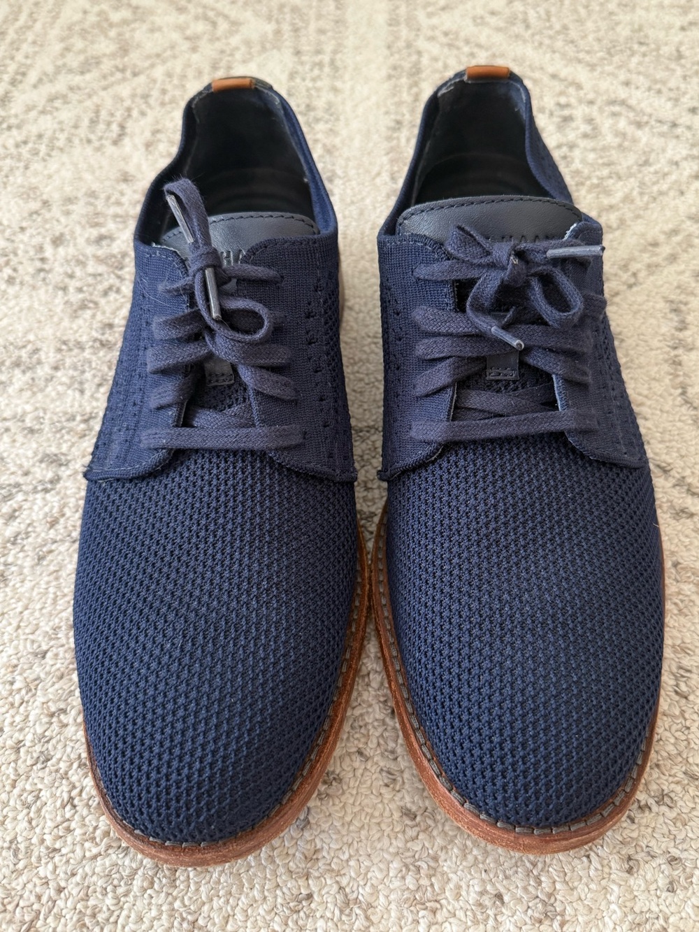 Cole Haan Wingtip Navy Oxford Shoe Sz 8